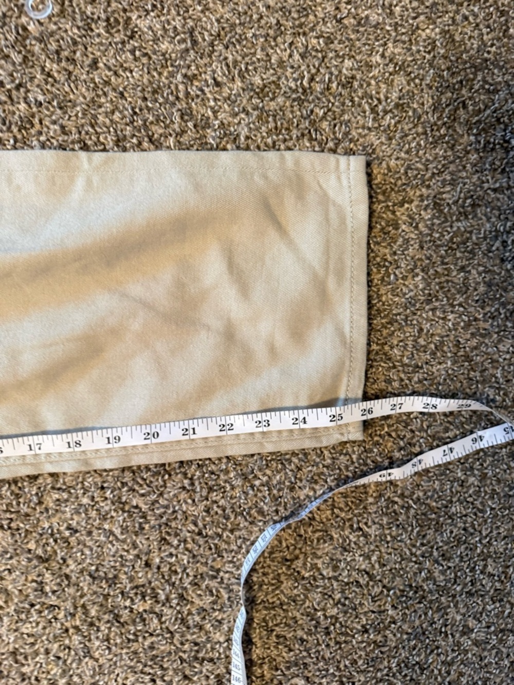 High-Rise Stone Straight-Leg Trousers - Picture 5 of 6